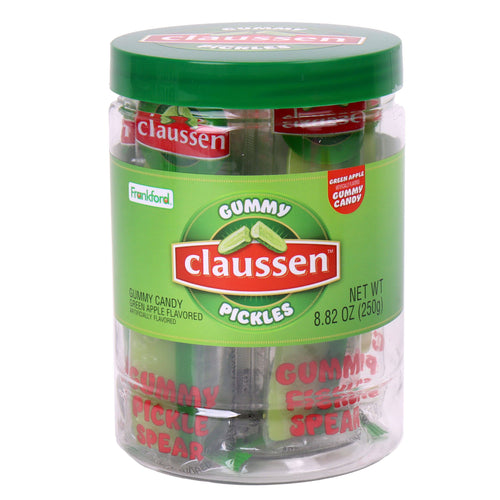 Claussen Jar of Gummy Pickle Spears - Front & Company: Gift Store