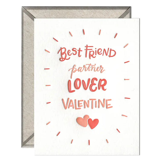 Partner Lover Valentine - Valentine's Day Card