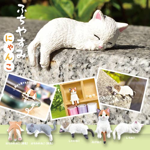 JAPANESE BLIND BOX - RESTING CAT 5 CATS MIXED SURPRISE BOX