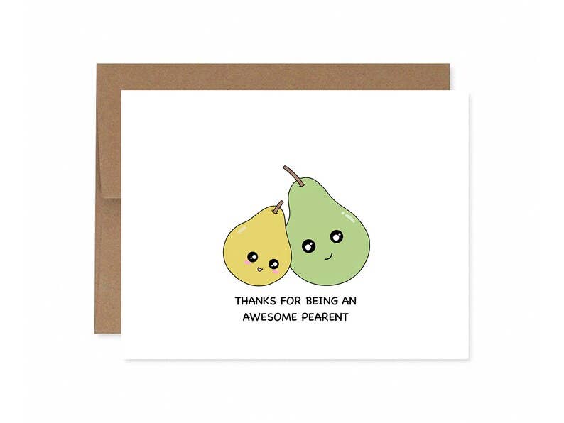 Thanks For Being An Awesome Pearant Greeting Card