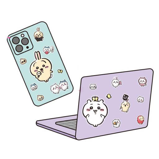 Chiikawa & Friends 5 Sizes Jelly Coating Deco Stickers