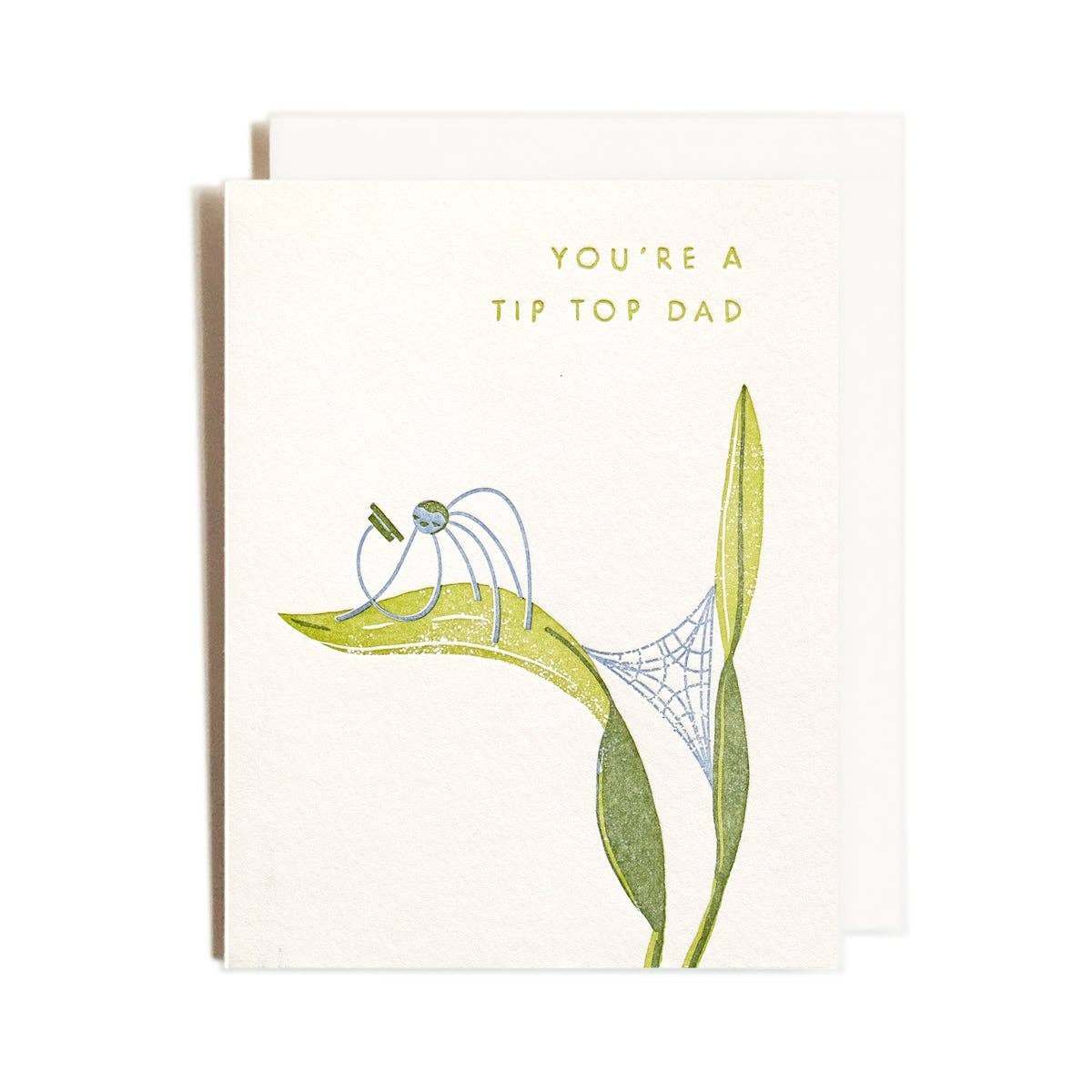 Tip Top Dad | Father's Day | Letterpress Card