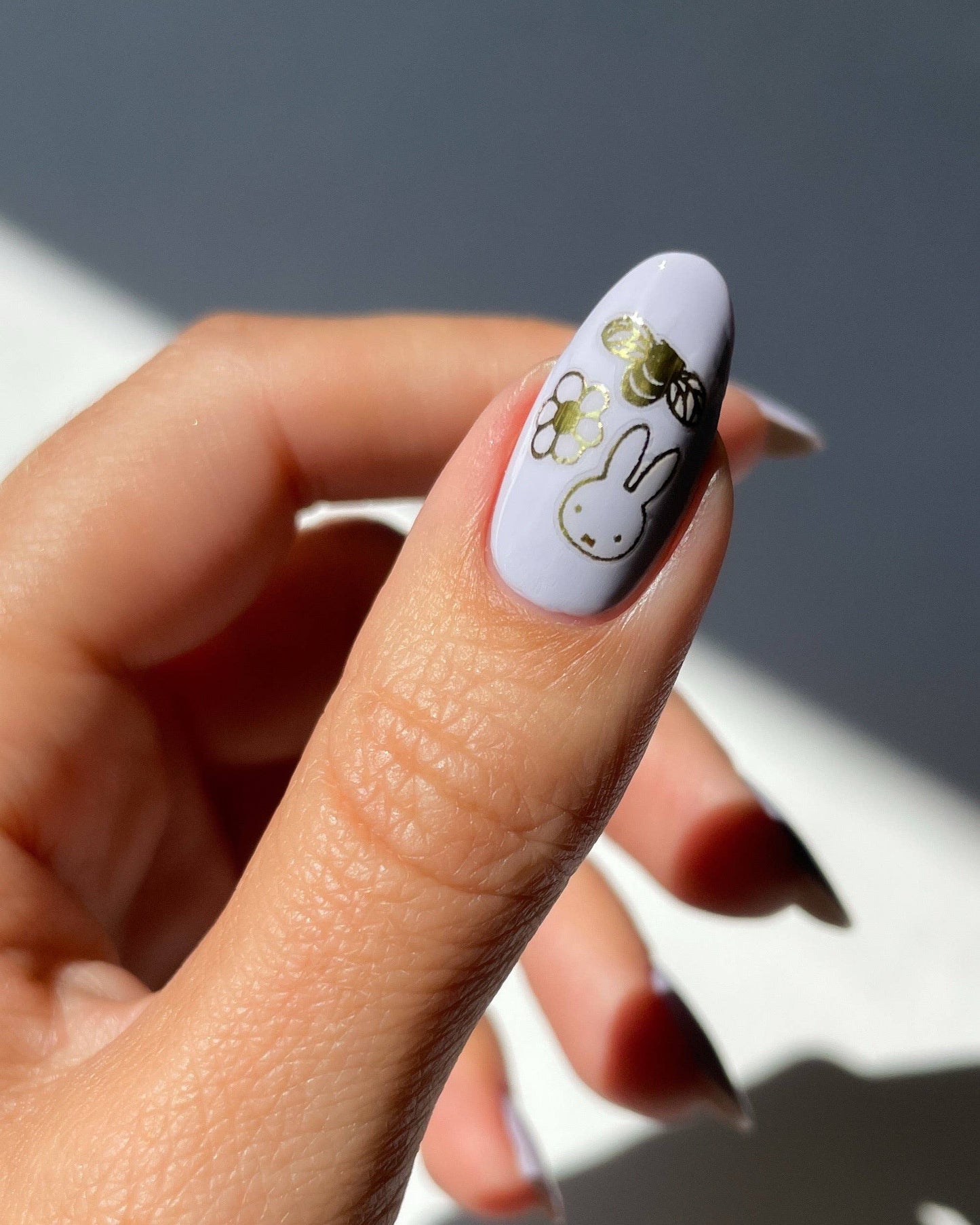 Nail Art Stickers - MIFFY IS GOLD