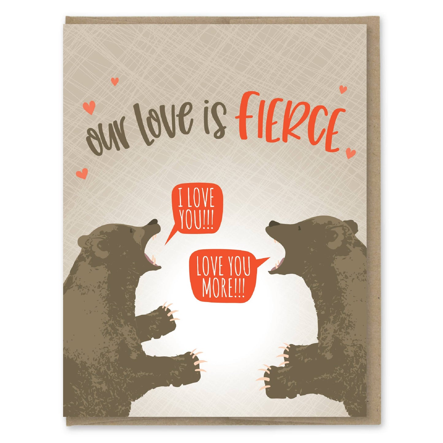 Our Love Is Fierce Bears Card