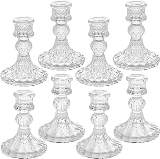 Clear Short Candlebra