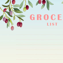 Load image into Gallery viewer, Grocery List Notepad - Tuscany Dreams - Market Pad
