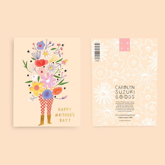 FLOWER TOWER - Mothers Day Card