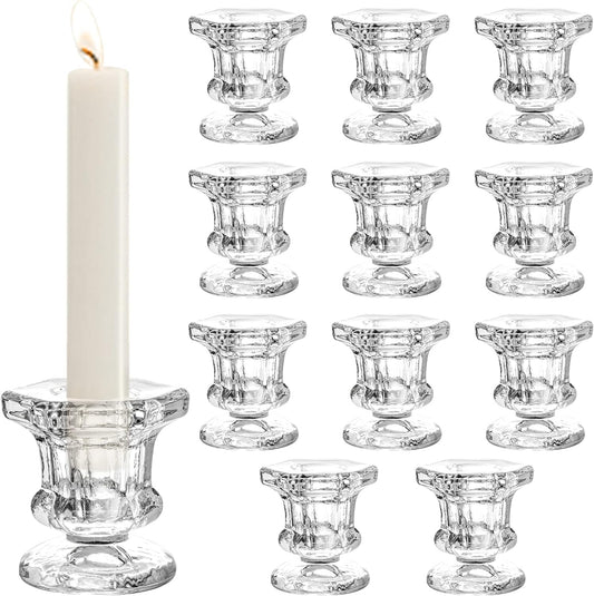 Vintage Glass Candle Holder