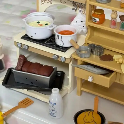 Re-Ment Miffy Little Café Miniature Figure Set