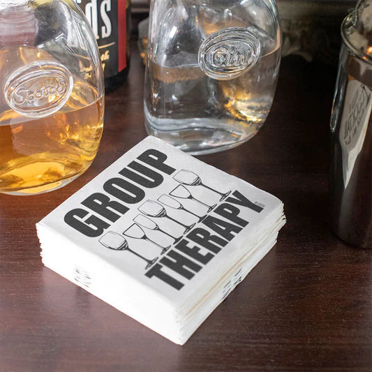 Group Therapy Cocktail Napkin