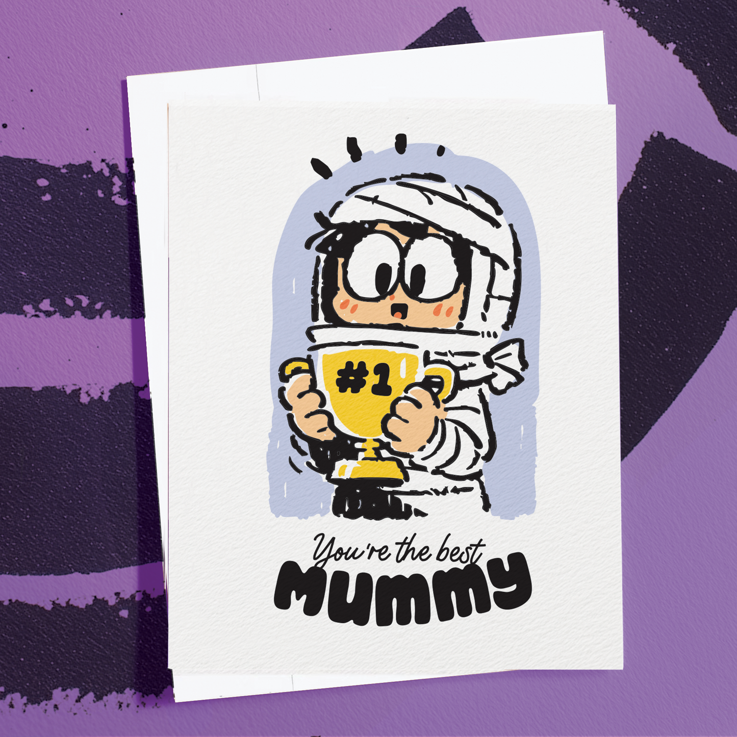 The Best Mummy - A2 Mothers Day Greeting Card