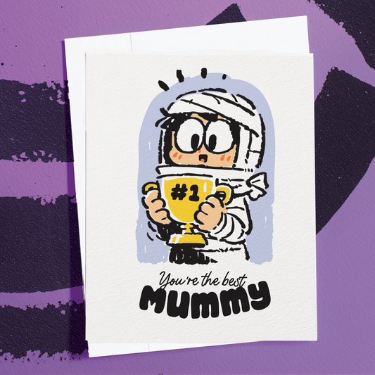 The Best Mummy - A2 Mothers Day Greeting Card