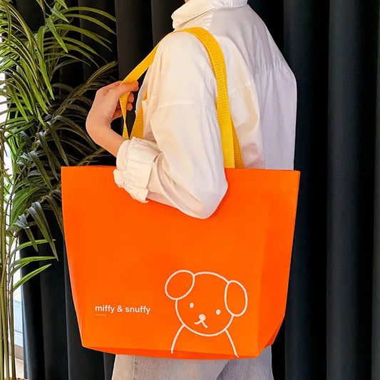 Miffy and Snuffy Large Eco Tote Bag Reusable Shopper Bag