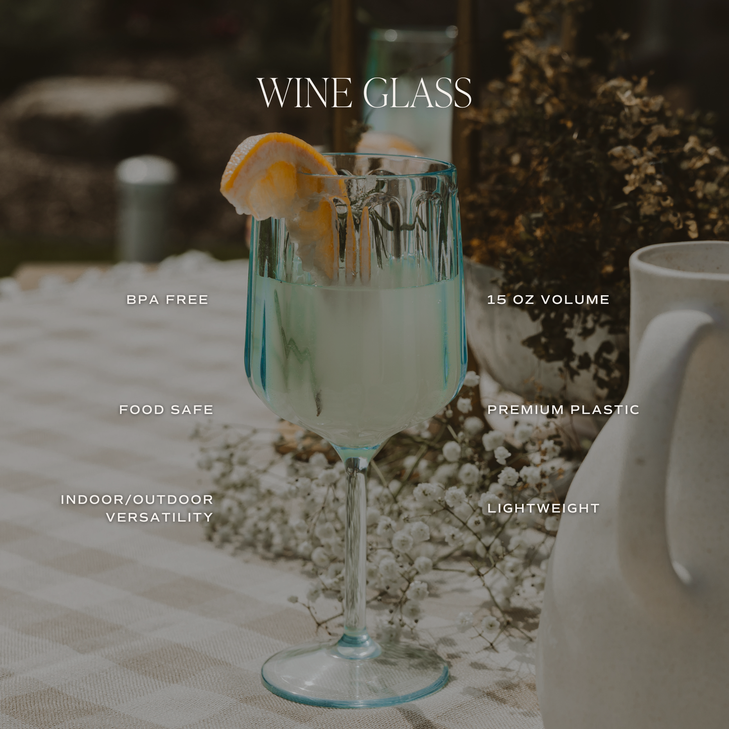 *NEW* Cocktail Wine Glass - Home Decor & Drinkware