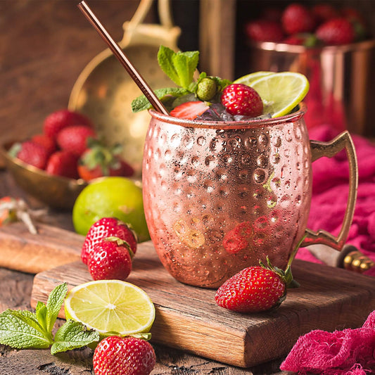 Moscow Mule Mug with Straw