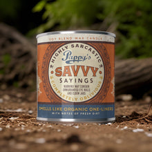 Load image into Gallery viewer, Pappy&#39;s Savvy Sayings 16oz. Candle
