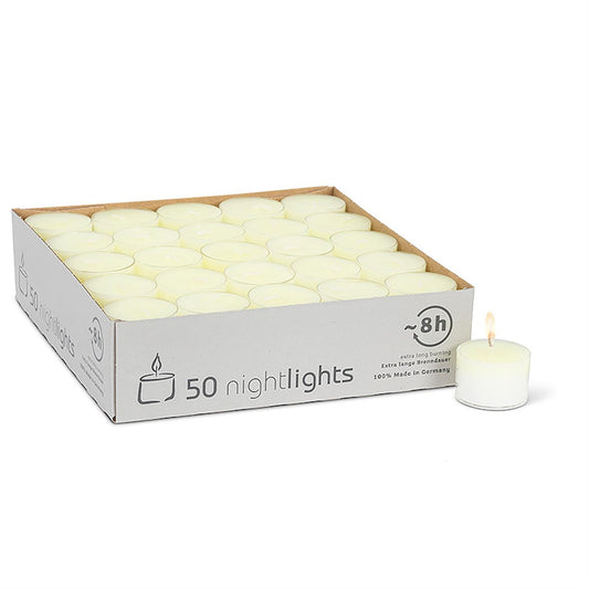 White Exlong Tealight