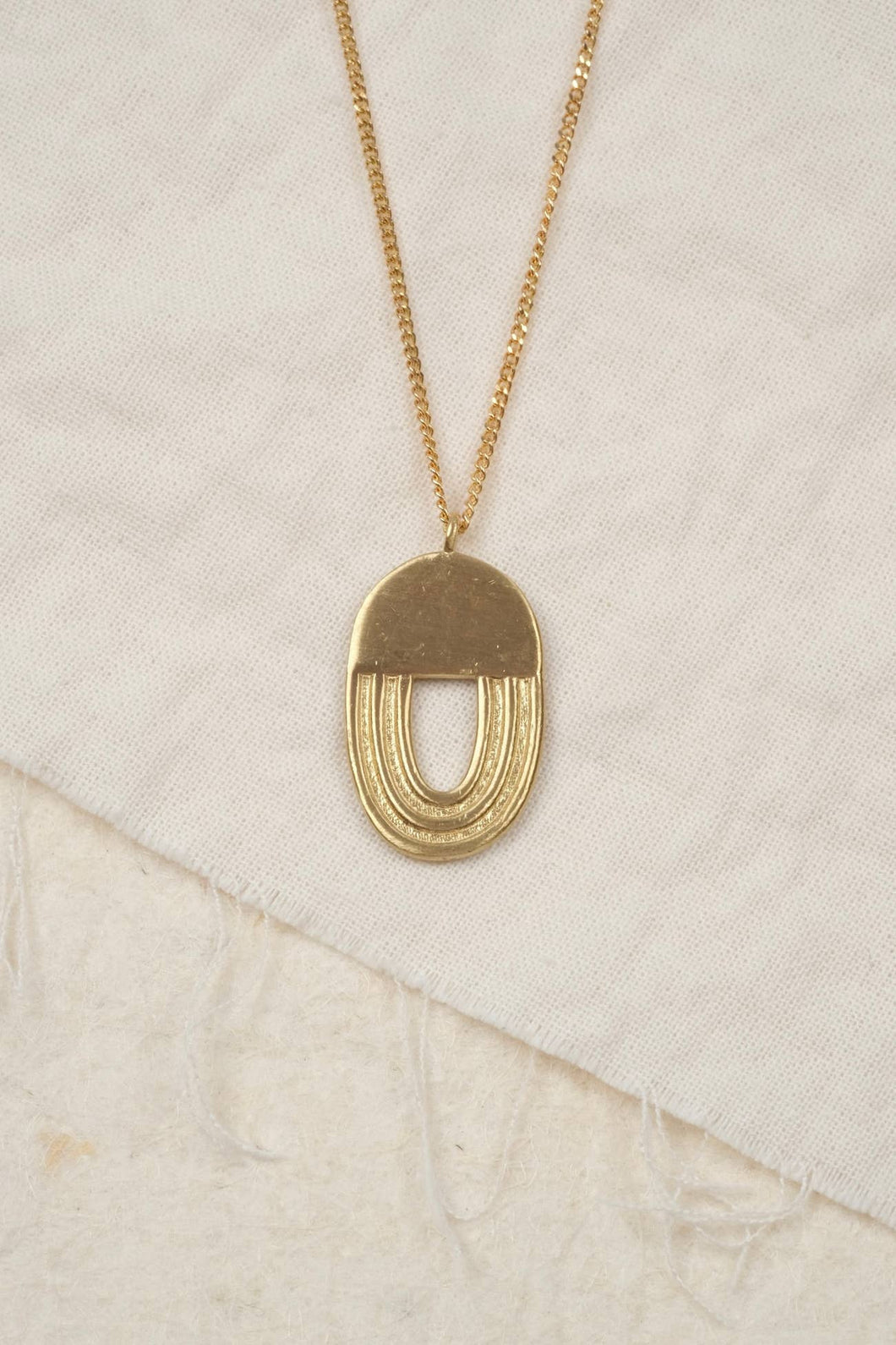 TONKA NECKLACE//Necklace, Gold, Geometric