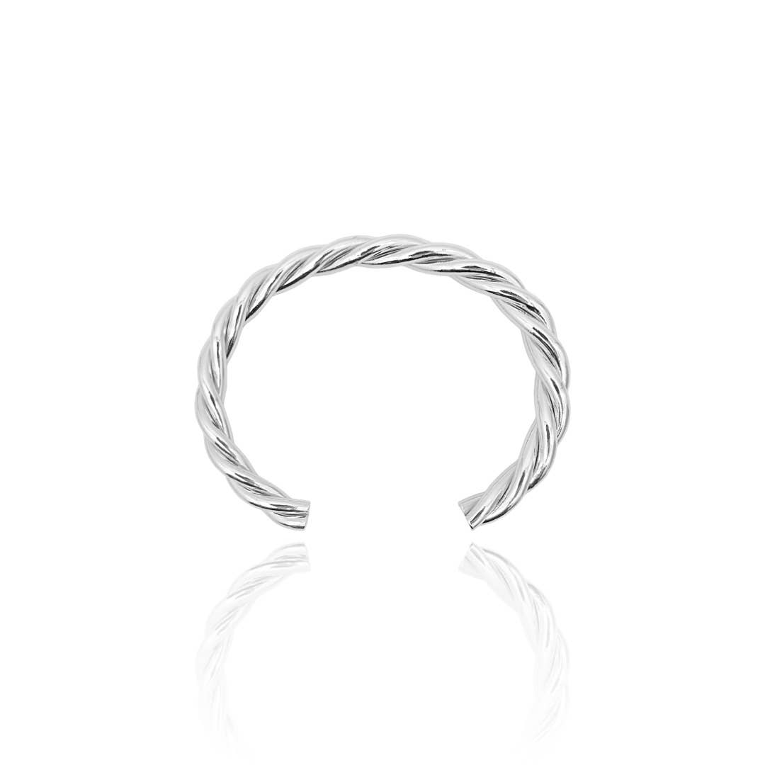 Twist Cuff Bangle Bracelet