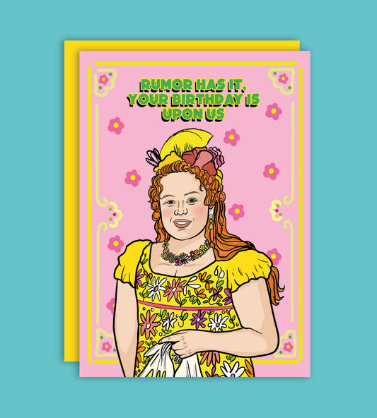 Rumor Has It Funny Birthday Greeting Card