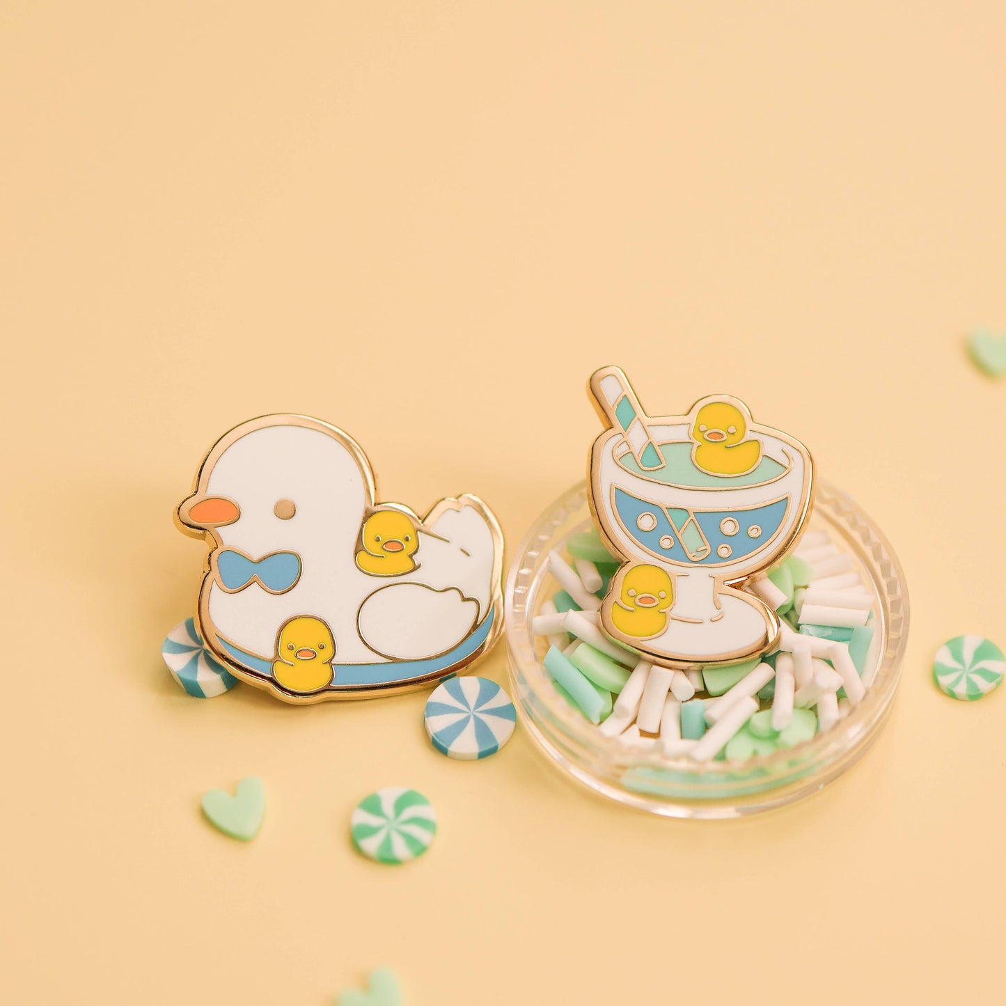 Enamel Pin - Cozy Summer Pool Party Pin Set