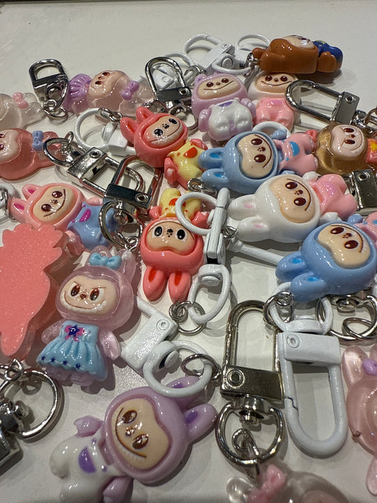 Labubu Resin Key Charm Assorted