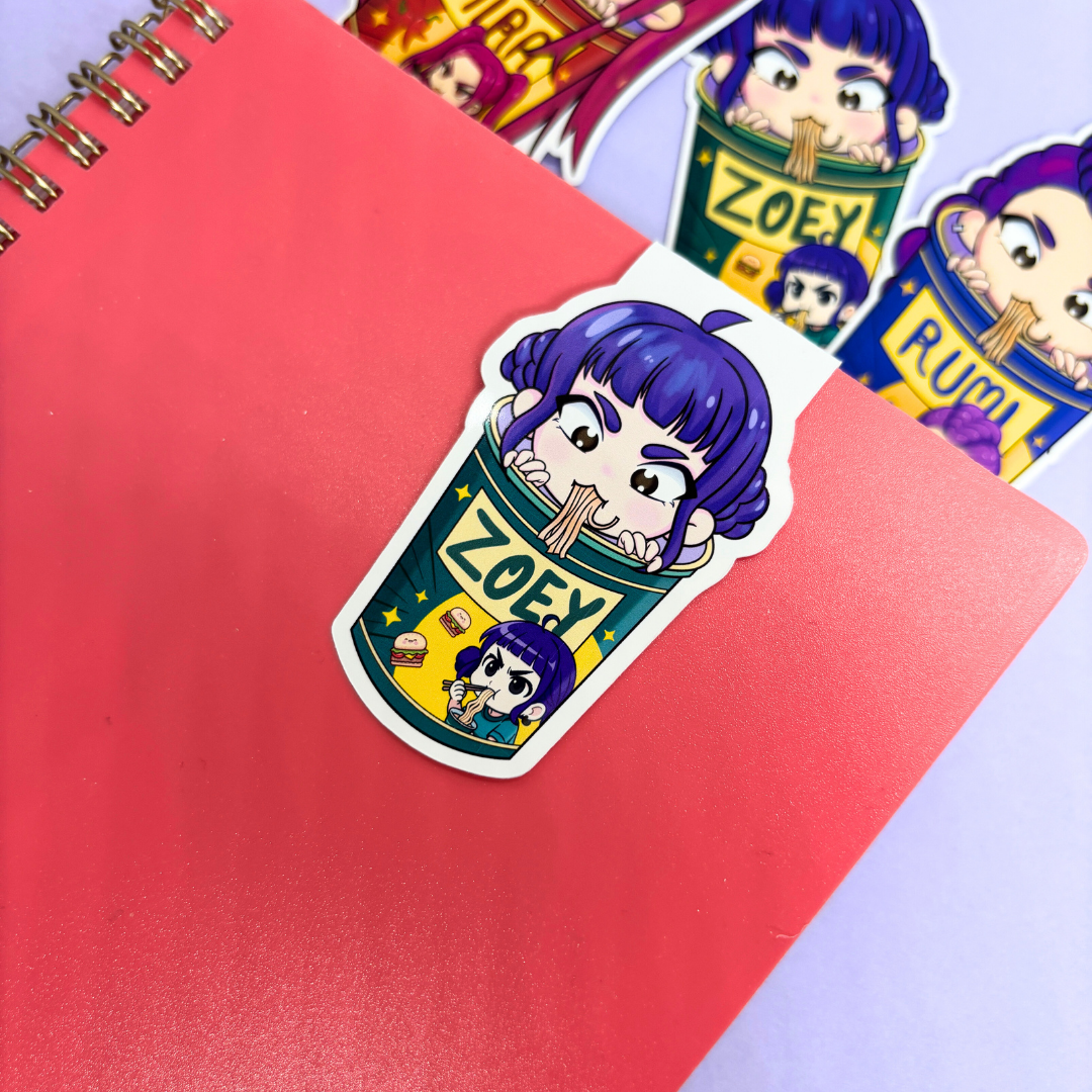 Demon Hunter's Ramen| Magnetic Bookmark(s)