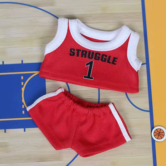 Handmade Basketball jersey for Labubu dolls sport set