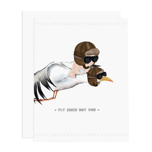 Fly Since Day One Greeting Card