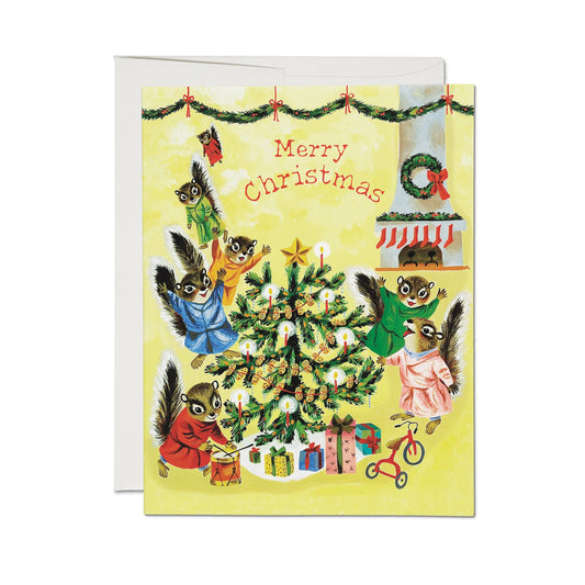 Christmas Morning greeting card