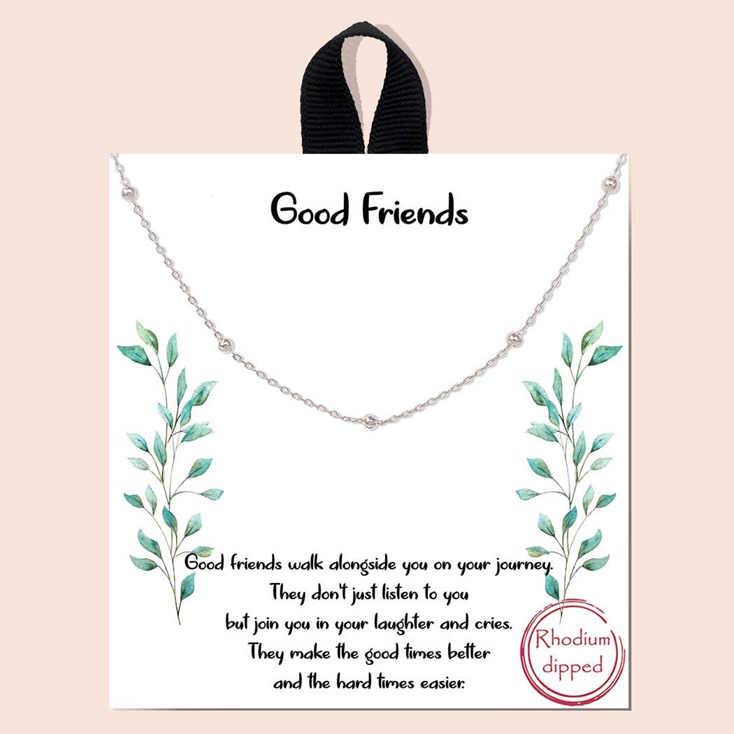 Gold-Dipped Ball Chain Choker Necklace