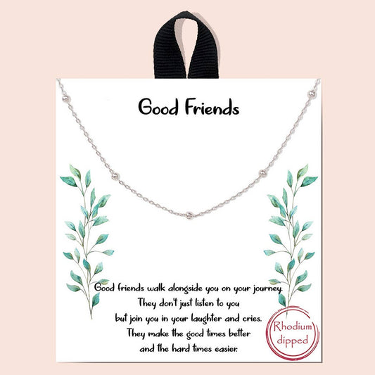 Gold-Dipped Ball Chain Choker Necklace