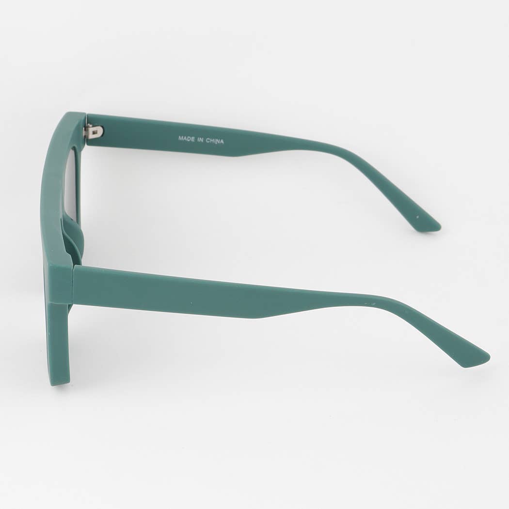 Modern Straight Matte Sunglasses