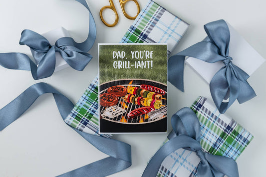 Dad, You're Grill-iant! - Greeting Card