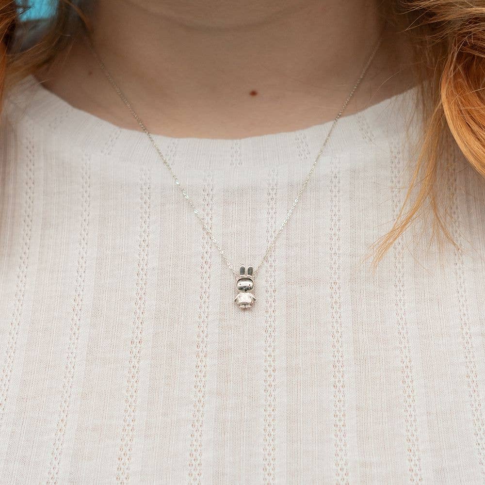 Miffy Flower Body Necklace Sterling Silver