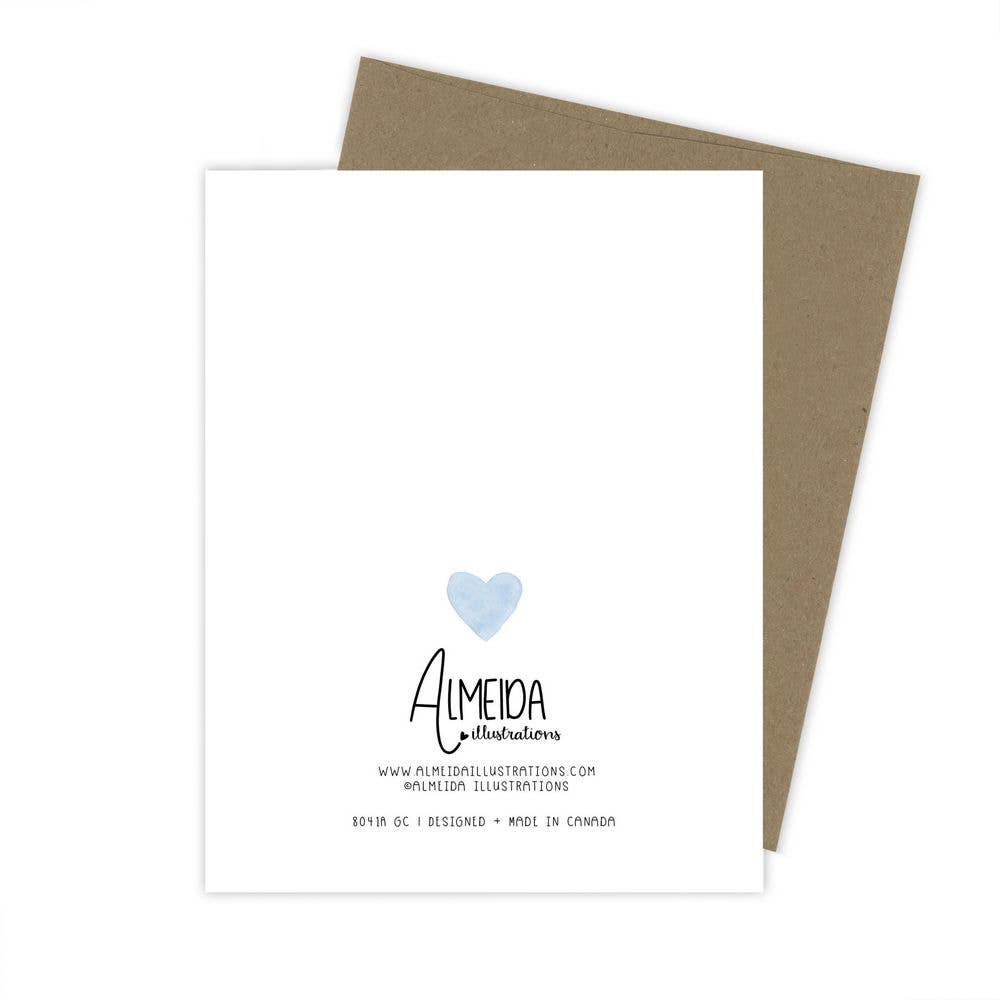 Hearts of Hope - Blue Encouragement & Sympathy Greeting Card