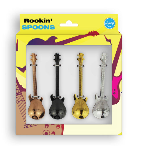 Guitar coffee spoon set of 4 - Front & Company: Gift Store