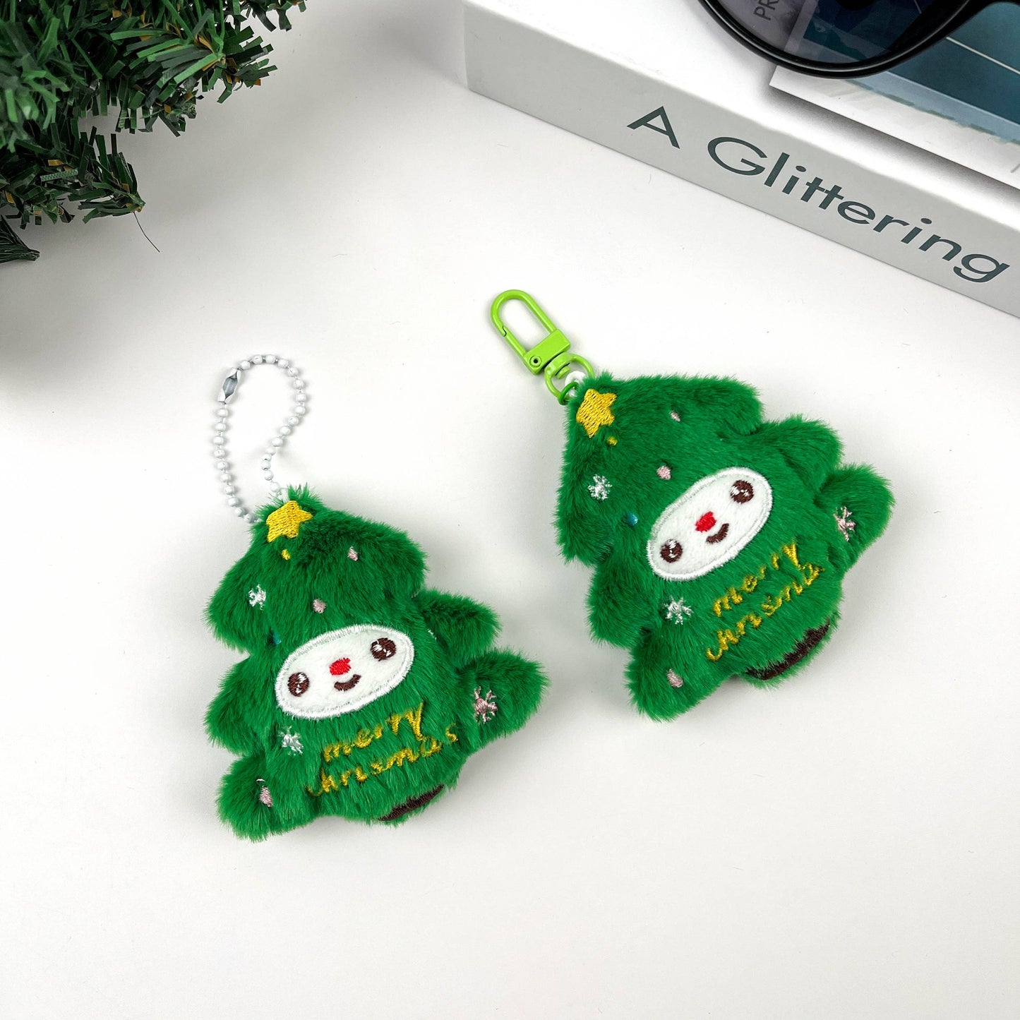 Christmas Pendant, Plush Dolls Cute Keychains