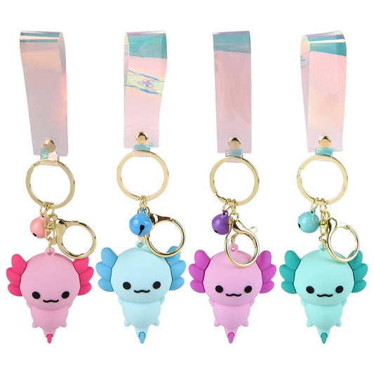 2.25" Axolotl Charm Wristlet Backpack Clip