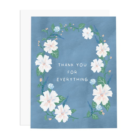 Thank You for Everything Greeting Card