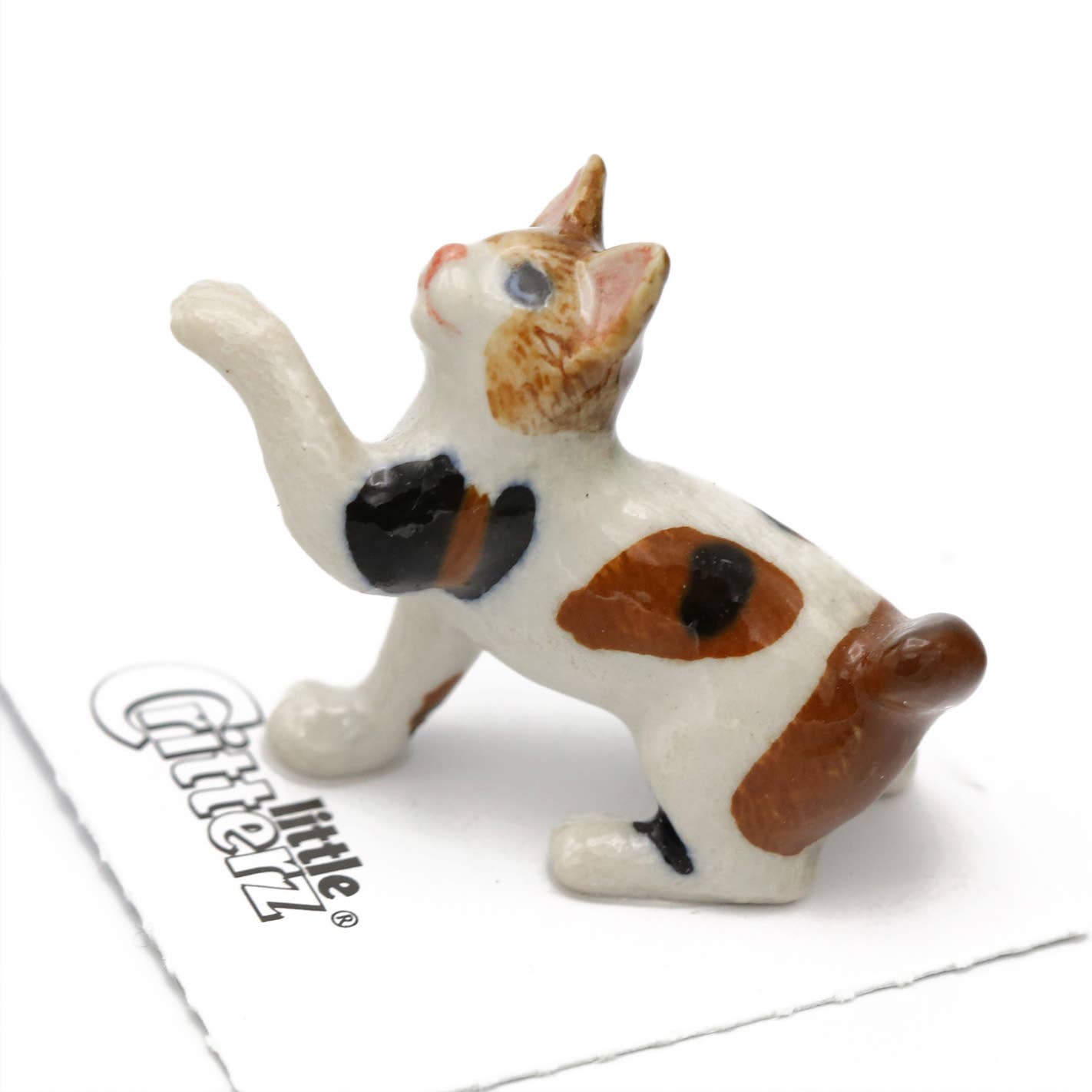 Neko Japanese Bobtail Porcelain Miniature