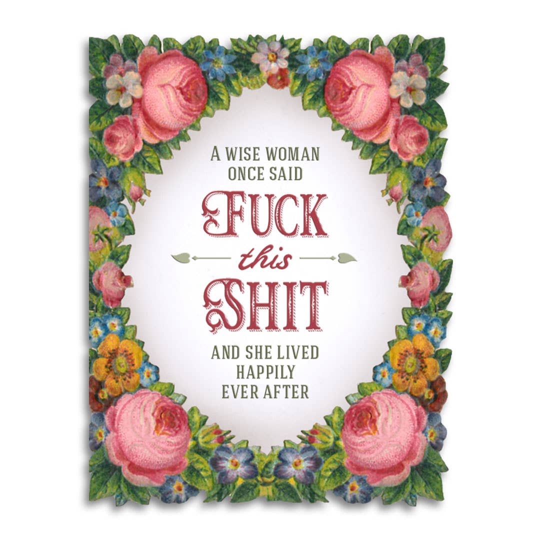Wise Woman Funny Retirement/Breakup Card