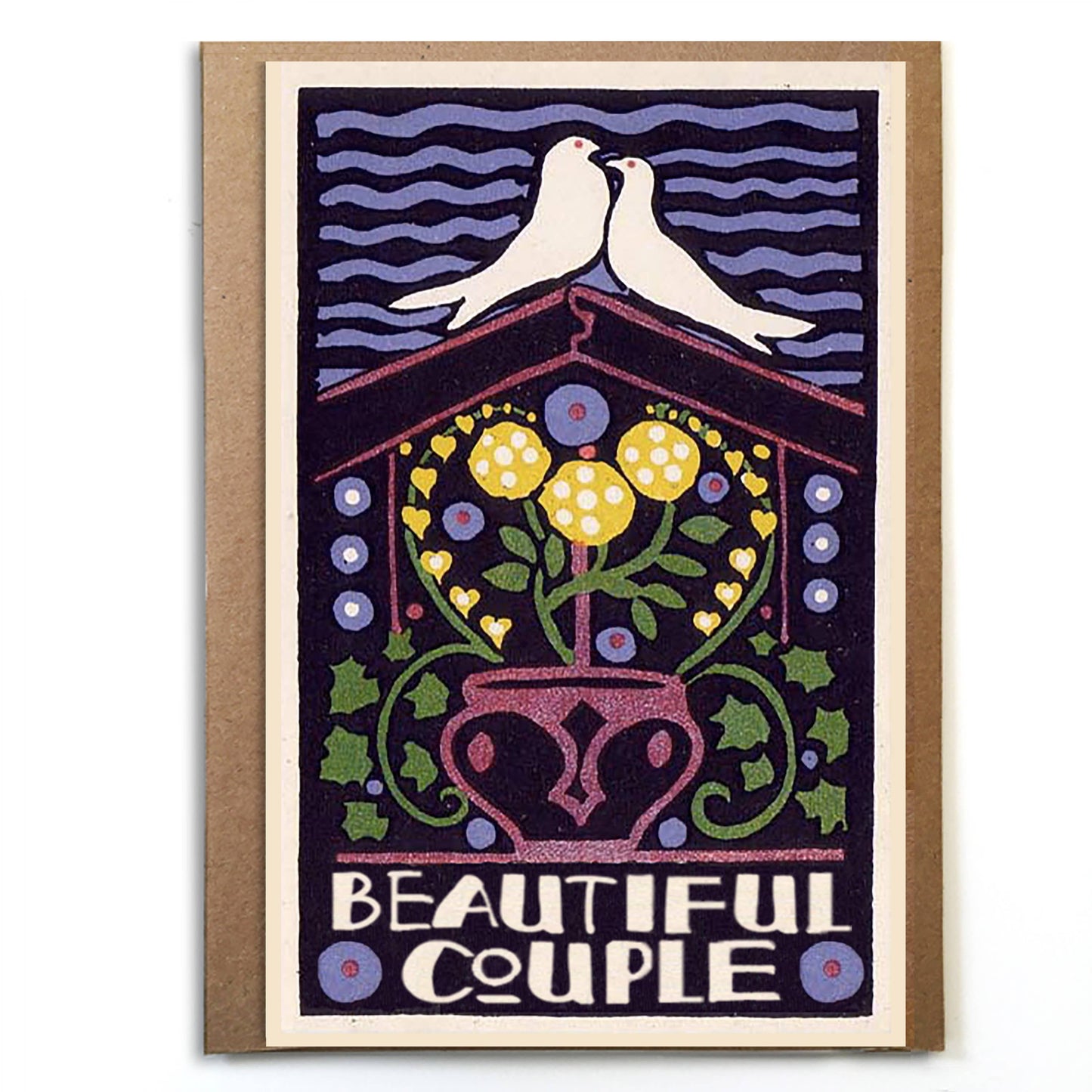 Beautiful Couple; Unique Wedding Card; Engagement Card