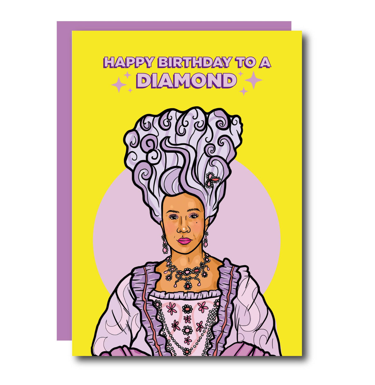 Queen Bridgerton Happy Birthday To A Diamond Greeting Card