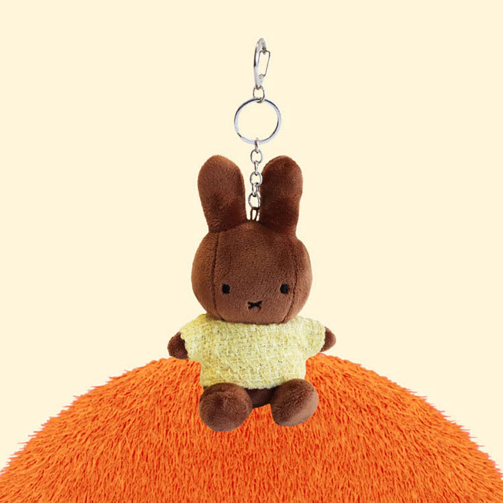 Classic Miffy Stylish tweed twist Shirts Plush Bag Charm