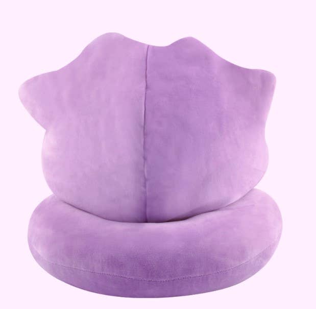 Poketmon Traveling, Daily Neck Pillow With Hoodie Cushion