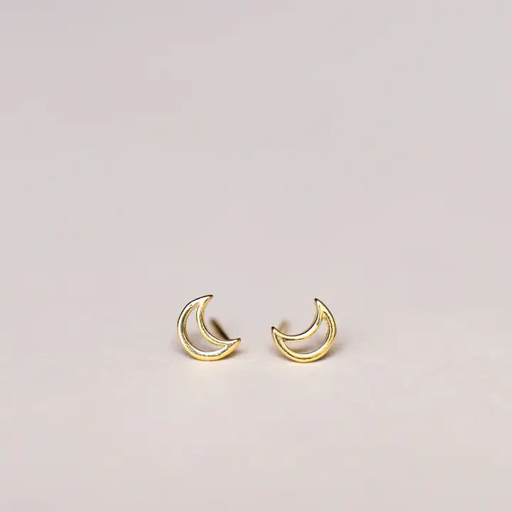 Minimalist - Moon - Earring
