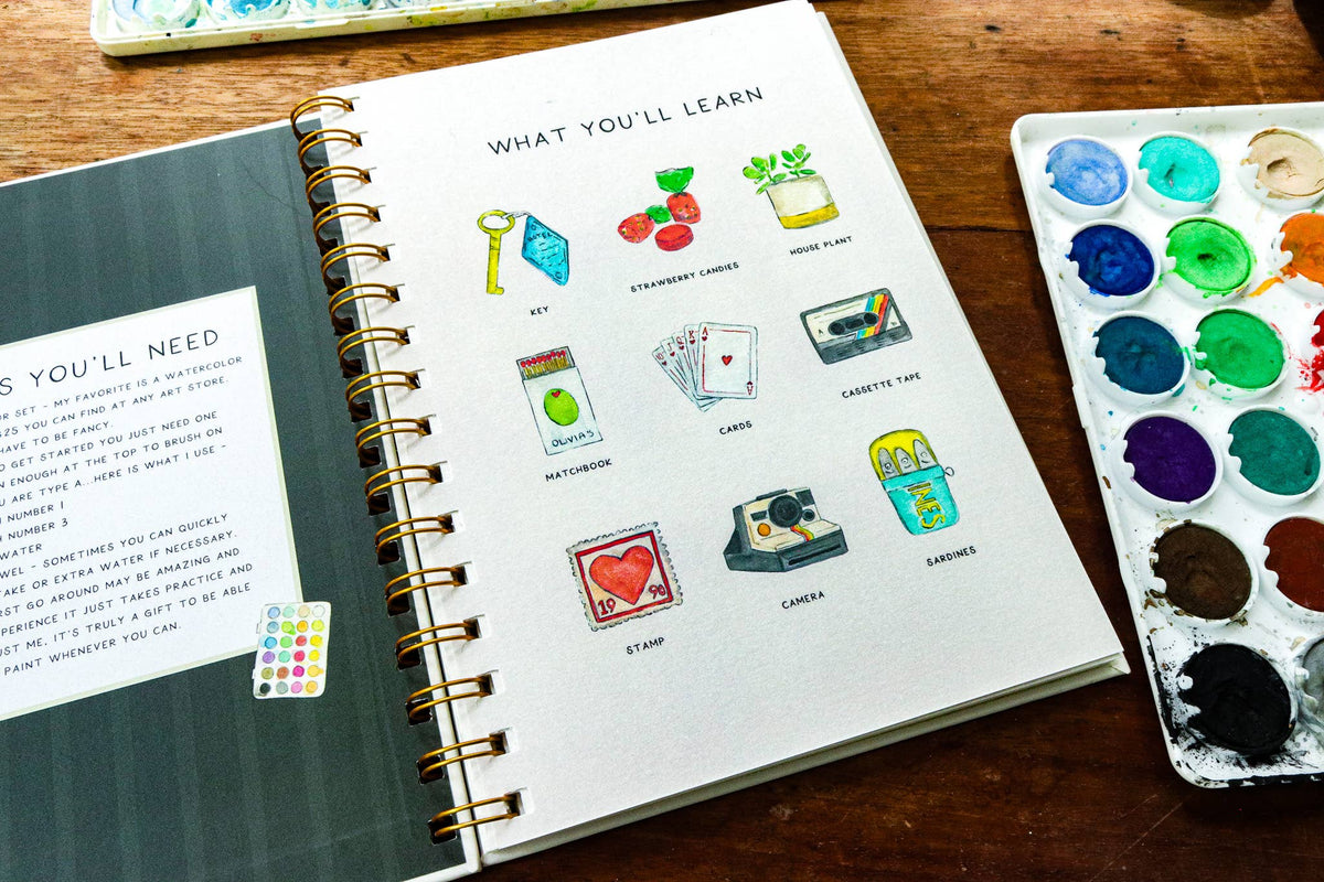 Tny Objects – A Watercolor Workbook