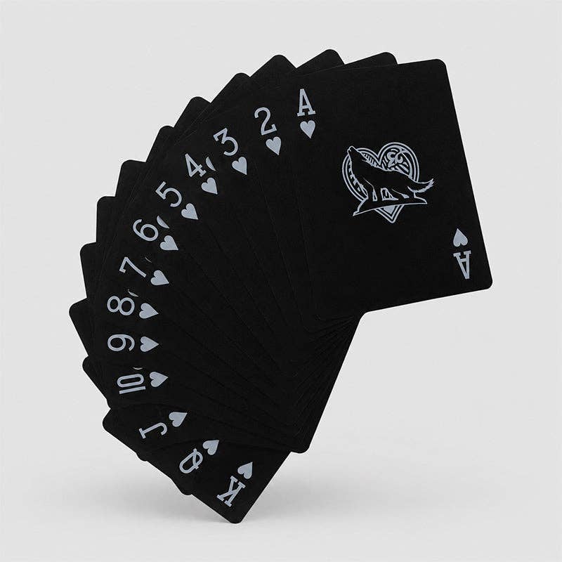 Waterproof Wolf Playing Cards