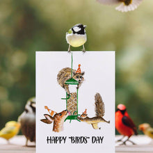 Load image into Gallery viewer, Bird Feeder Birthday Card
